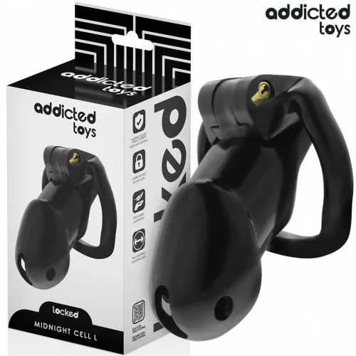 ADDICTED TOYS LOCKED – prémium pénisz ketrec, L méret