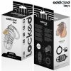 ADDICTED TOYS LOCKED – fém pénisz ketrec M méret