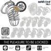 ADDICTED TOYS LOCKED – fém pénisz ketrec M méret
