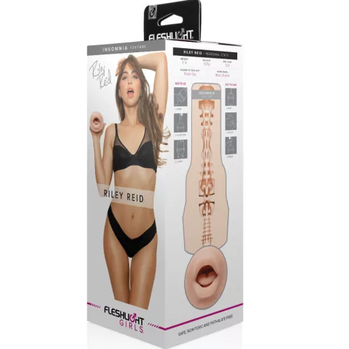 Fleshlight Riley Reid Insomnia maszturbátor - száj