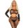 LEG AVENUE – fekete crop top és strasszos harisnyanadrág