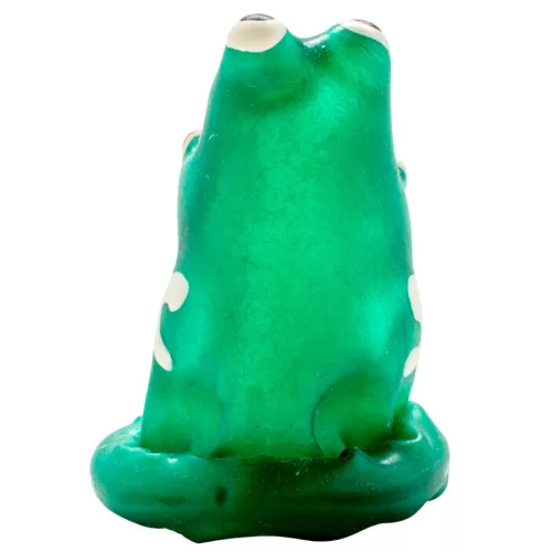 Condomerie béka 1. modell kézzel festett díszóvszer