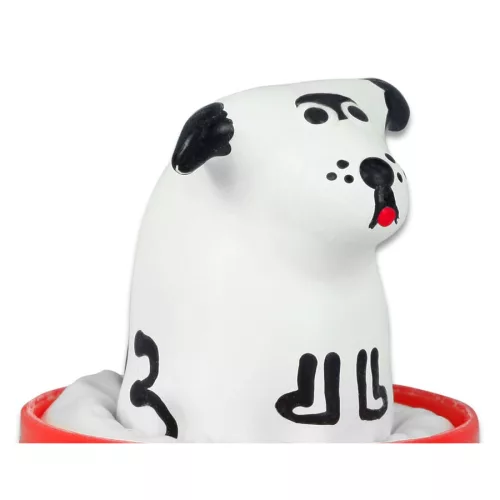 Condomerie dalmata kutya kézzel festett díszóvszer
