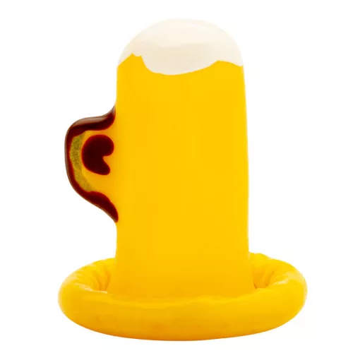 Condomerie söröspohár kézzel festett díszóvszer