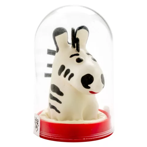 Condomerie zebra kézzel festett díszóvszer