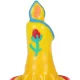 Condomerie gyertya kézzel festett díszóvszer