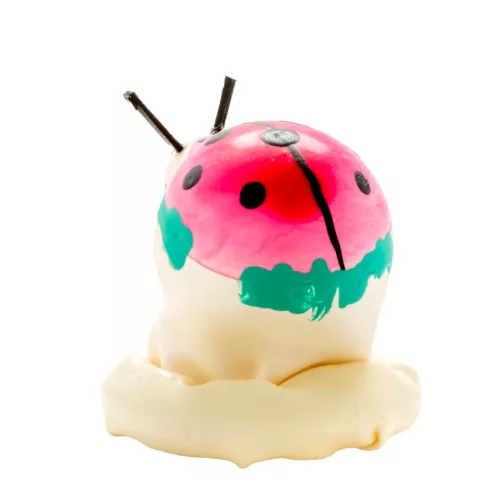 Condomerie katica kézzel festett díszóvszer
