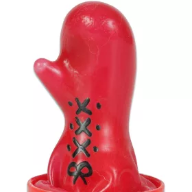 Condomerie bokszkesztyű kézzel festett díszóvszer