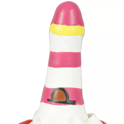 Condomerie világítótorony kézzel festett díszóvszer