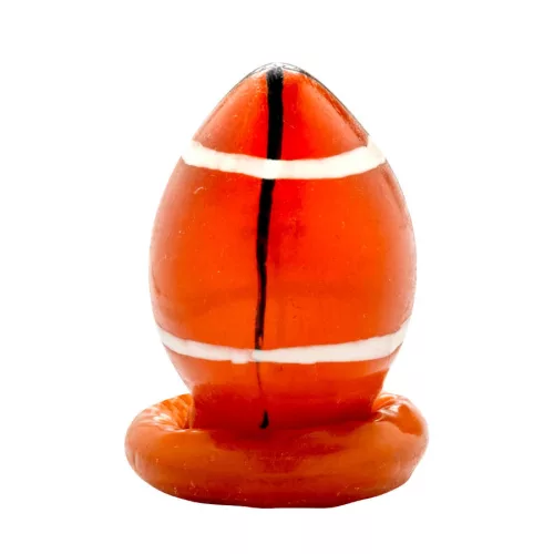 Condomerie rögbilabda kézzel festett díszóvszer