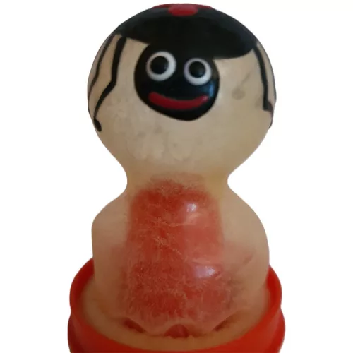 Condomerie pók kézzel festett díszóvszer