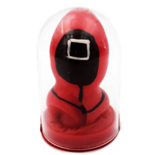 Condomerie négyzet kézzel festett díszóvszer
