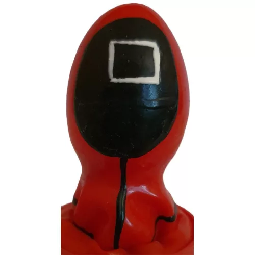 Condomerie négyzet kézzel festett díszóvszer