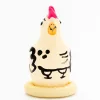 Condomerie Cocky Rooster kézzel festett díszóvszer