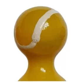 Condomerie teniszlabda kézzel festett díszóvszer