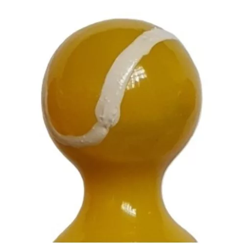 Condomerie teniszlabda kézzel festett díszóvszer