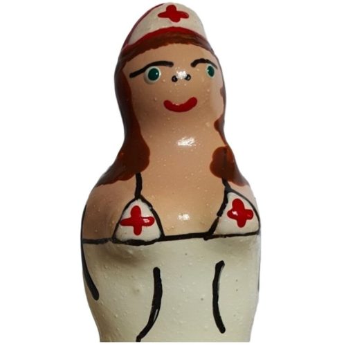 CONDOMERIE – kézzel festett nővér novelty óvszer