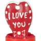 CONDOMERIE – kézzel festett szív alakú óvszer, I love you