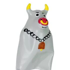 Condomerie szürke bika kézzel festett díszóvszer - XL