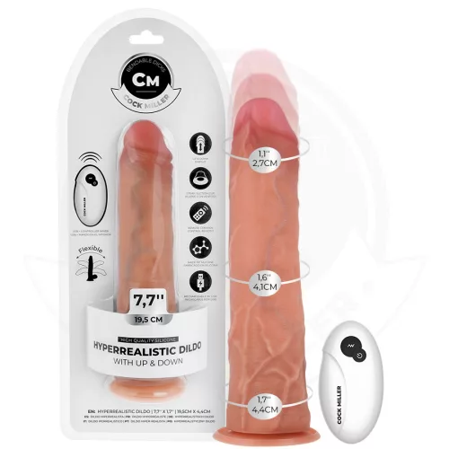 COCK MILLER – hiperreális dildo tapadókoronggal és távirányítóval