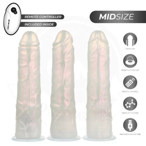 COCK MILLER – vibráló dildó tapadókoronggal és távirányítóval