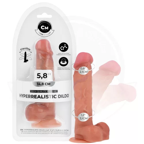 Cock Miller – hiperrealisztikus, hajlítható 14,8 cm dildó