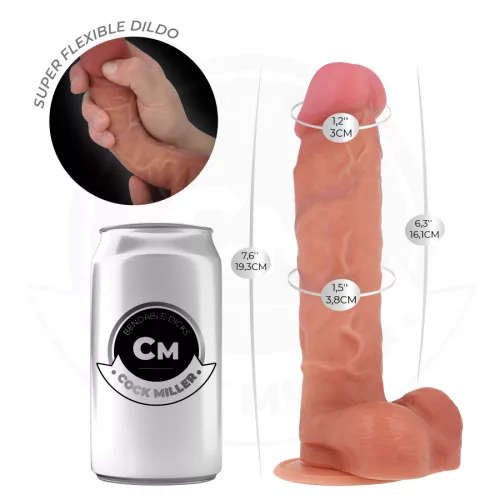 Cock Miller – hiperrealisztikus, mozgatható dildó 19,3 cm