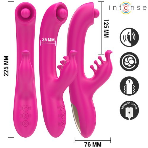 INTENSE - CHRISTINA – prémium multifunkciós nyuszi vibrátor 22,5 cm