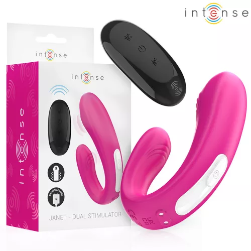 INTENSE – dupla U-alakú vibráló stimulátor távirányítóval
