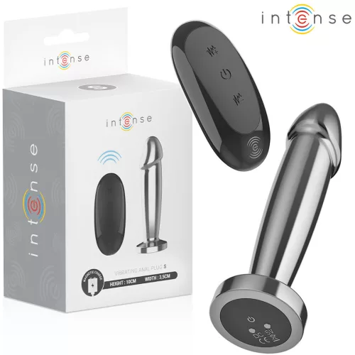 INTENSE – fémből készült vibráló análplug távirányítóval