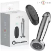 INTENSE – fém anál plug 10 vibrációval távirányítóval