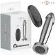 INTENSE – fém anál plug 10 vibrációval távirányítóval