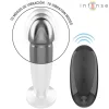 INTENSE – fém anál plug 10 vibrációval távirányítóval