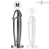 INTENSE – fém anál plug 10 vibrációval távirányítóval