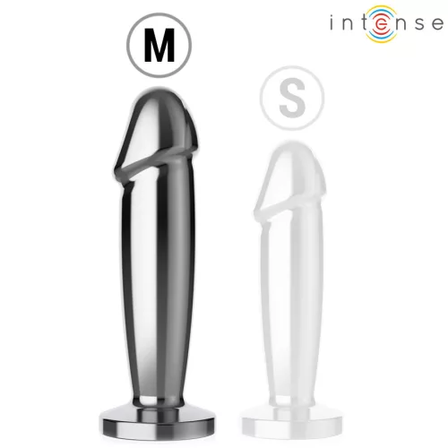 INTENSE – fém anál plug 10 vibrációval távirányítóval