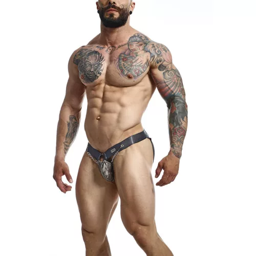 MOB – stílusos, szürke jockstrap (egységes méret)