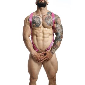   MOB – rózsaszín cross back prémium heveder egy méretben