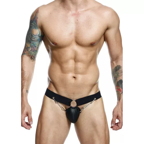 MOB – fekete láncos jockstrap, egy méretben
