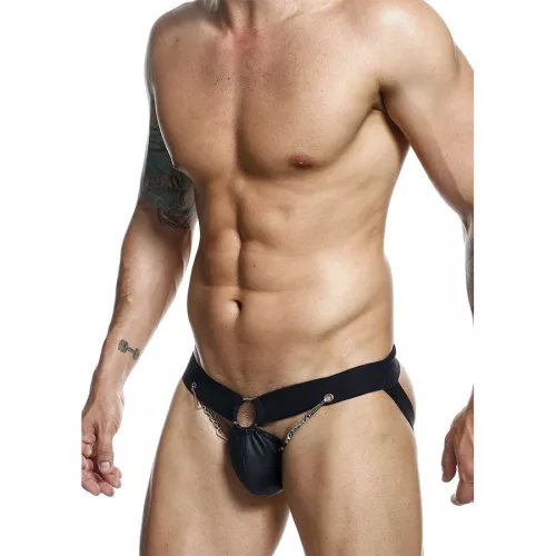 MOB – fekete láncos jockstrap, egy méretben