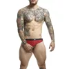 MOB – piros jockstrap és péniszgyűrű egy méretben