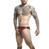 MOB – piros jockstrap és péniszgyűrű egy méretben