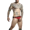 MOB – piros jockstrap és péniszgyűrű egy méretben