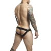 MOB – piros jockstrap és péniszgyűrű egy méretben