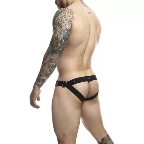 MOB – piros jockstrap és péniszgyűrű egy méretben
