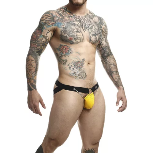 MOB – sárga jockstrap láncokkal, egy méretben