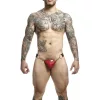 MOB – szenvedélyes DNGEON jockstrap, piros, egy méret