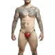 MOB – szenvedélyes DNGEON jockstrap, piros, egy méret