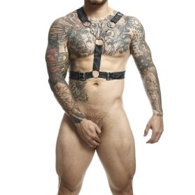 MOB - ezüst hám láncokkal, egy méretben