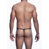 MOB - elegáns, fekete, csepp alakú tanga S/M méretben