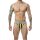 MOB Classic Stripe – sárga jockstrap XL méretben